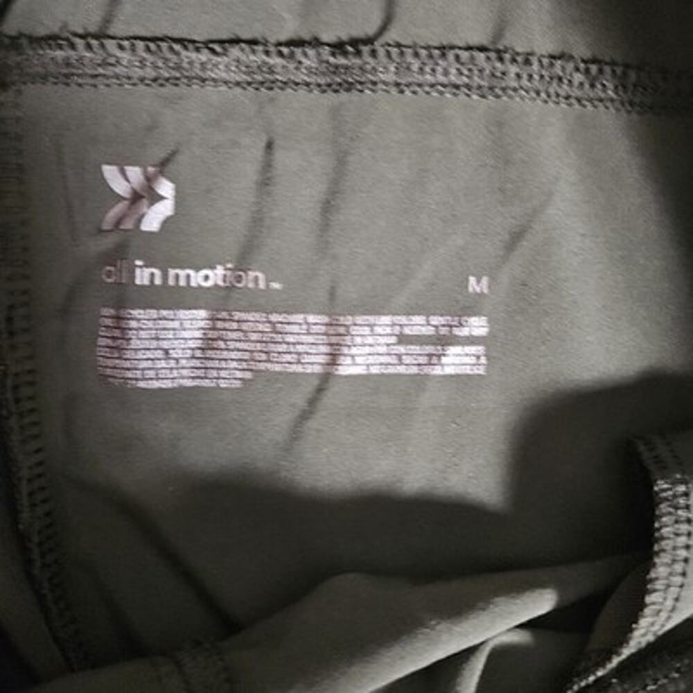 All In Motion Cargo Joggers Women's Medium Green Activewear Loungewear Outdoors - Picture 3 of 10